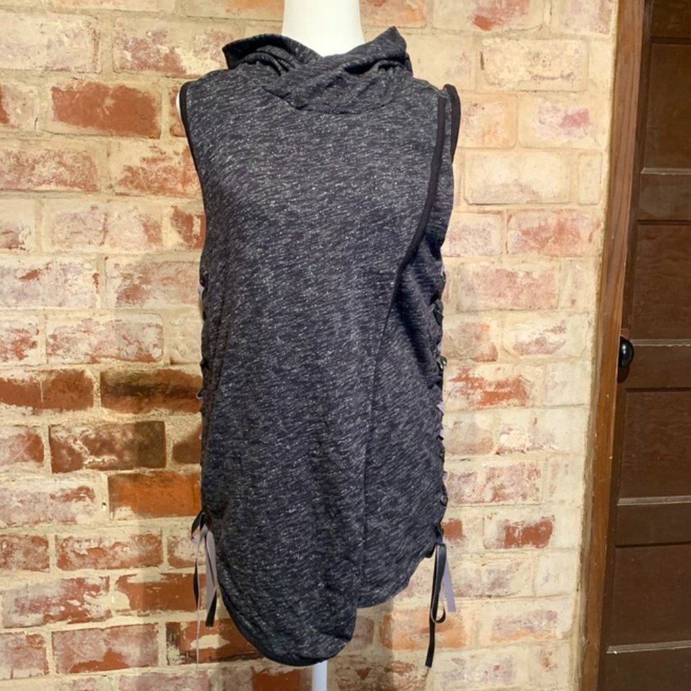 Foot Locker- sleeveless sweatshirt with lace up sides